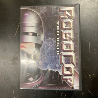 RoboCop trilogia 3DVD (VG+/VG+) -toiminta/sci-fi-